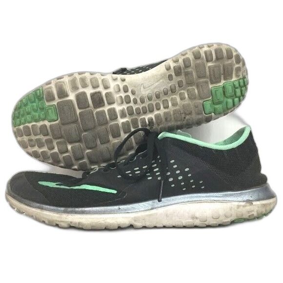 Nike FS Lite Run 3 - Women's Size 8.5 - Black Running Jogging Shoes - 704881-001 - Picture 1 of 9